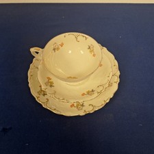 Alte Sammeltasse Schirnding Bavaria mit Blumenmuster