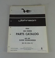 Teilekatalog OMC Johnson Outboards / Außenborder 60 PS Models Stand 1966