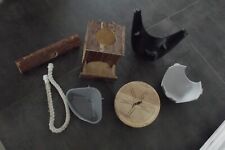 Hamsterset Höhle Hängematten trag Laufscheibe Knabberseil Holzhaus