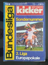 Kicker Sport-Magazin ⚽️ Sondernummer BUNDESLIGA 1977/78 komplett&unbeschnitten 