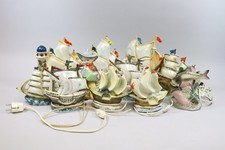 11x Rauchverzehrer Schiff Porzellan   (MVL4370)