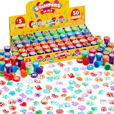 50 Stück mini Stempel Kinder