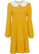 Kleid Gr. 32/34 Senfgelb