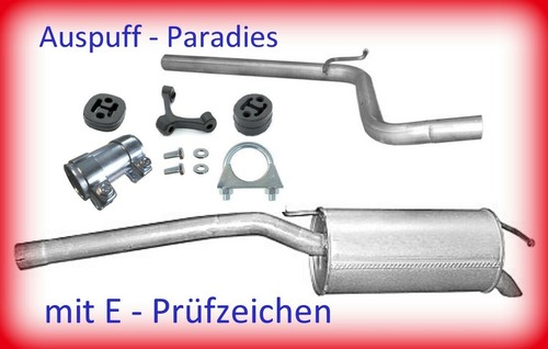 Abgasanlage auspuff endtopf - abgasanlage,