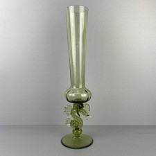 Figurative Vase, Grün- /