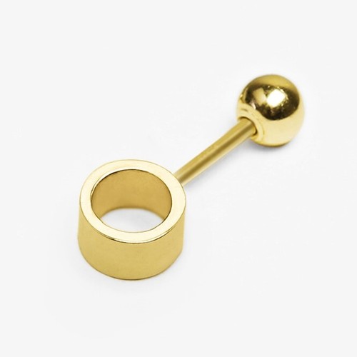 14k massiv gold offen kreis - massiv,
