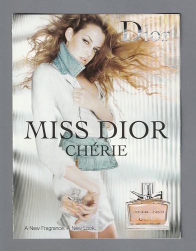 Große werbekarte miss dior - große,