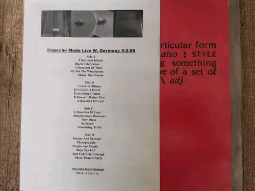 Depeche mode collectors - depeche, vinyl