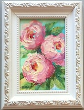 Gemälde neu Pfingstrosen