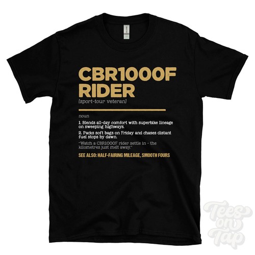 Cbr1000f rider shirt - cbr1000f, t-shirt