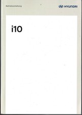HYUNDAI I10 i10 Betriebsanleitung 2020 Bedienungsanleitung Handbuch Bordbuch BA