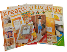 Kreativ Hobby Magazin 5er Set Zeitschriften für Bastelideen 2003 Hobbyfachhandel