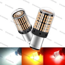2x P21 W BA15S 1156 144SMD LED