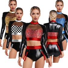 DE Damen Metallic Cheer Leader