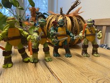 4x Teenage Mutant Ninja Turtles Figuren Set TMNT Actionfiguren Spielzeug NEU