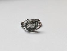 Swarovski Ring Gr. 17 - Silberfarben mit großem Kristall