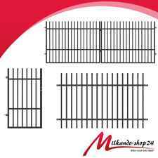 Zaun Zaunelemente Metallzaun Gartenzaun Zaunfeld  Einfahrtstor Schmiedezaun Tor