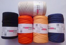 5 x Hoooked Zpagetti Medium Textilgarn, unterschiedliche Farben, 50m / Rolle(P3)