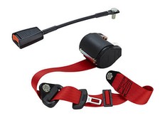 Sicherheitsgurt PKW VW Golf 2 für vorne und hinten Gurtband rot 4 Stück 