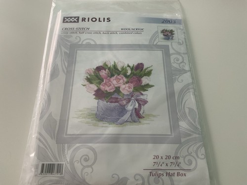 Riolis kreuzstich set - kreuzstich, tulpen