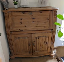 Sekretär Schreibtisch in Kiefer natur