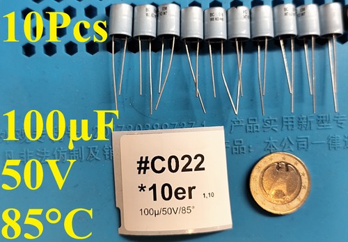 10x 100uf 50v vishay roe - 10x,