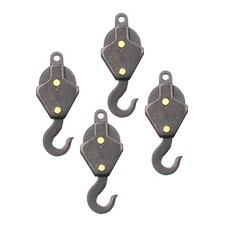 Märklin H0 E406190 - 4x Kranhaken Metall Kran-Wagen 4611/4671 Haken 11/7