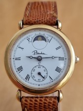 SEHR SCHÖNE UND SELTENE VINTAGE PITMAHA MIT MONPHASE  DAMENARMBANDUHR