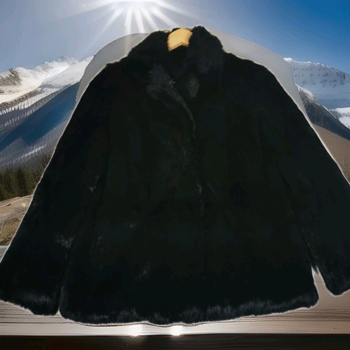 Schwarze jacke aus echtem - schwarze,