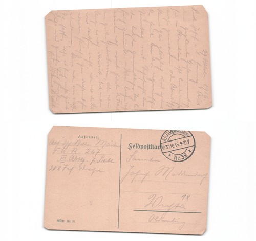 Feldpostkarte nach - (n290819),