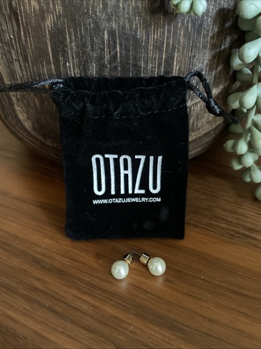 Otazu ohrstecker creme perlen - otazu,
