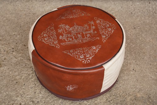 60er vintage hocker sitzkissen - 60er,
