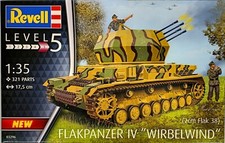 Revell 03296 Flakpanzer IV Wirbelwind 2cm Flak 38 1:35 Neu und versiegelt in OVP