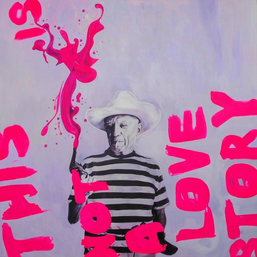 Street art pablo picasso - art,