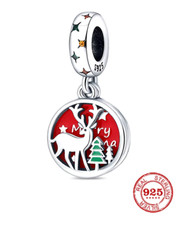 Charm Bead Weihnachten Rentier