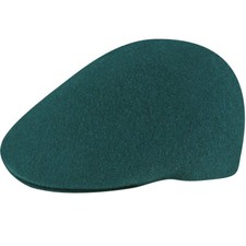 KANGOL ® ORIGINAL 507 SEAMLESS WOOL CAP FLATCAP SCHIEBERMÜTZE MÜTZE PETROL NEU