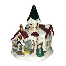 Deko Keramik Landhaus Weihnachtsdeko Höhe 13 cm. handgefertigt,  gebraucht