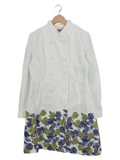 Desigual Damen Sakko Jacke Gr. 42/XL Mehrfarbig Blumenmuster Elegant