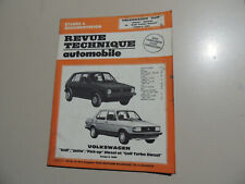VW Golf 1 Jetta Pickup Diesel Turbodiesel manuel de reparation Jusqu a 1984