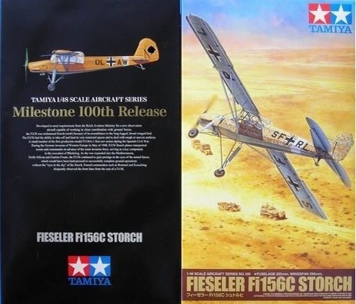 Tamiya 61100 fieseler fi156c - tamiya,