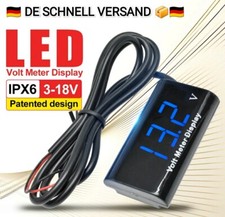 12V LED Panel Meter Voltmeter