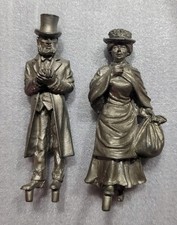 Abraham Lincoln & Mary, Ulrich Puchala Zinnminiaturen 1:32 54mm Präsident Abe 
