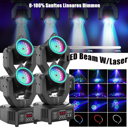 4stk led beam strahl - led, moving