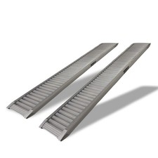 Auffahrrampe Schwerlastrampe Verladerampe 200 cm bis 2000 kg Aluminium  2 Stück 