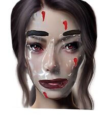 Transparente Maske Wunden