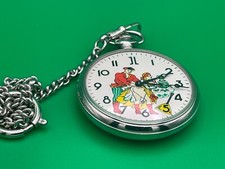 Frivole Taschenuhr zum Aufziehen mit Kette