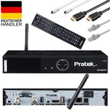 Protek X2 4K UHD Linux E2 Kabel Sat-Receiver Wifi 1x DVB-S2 1xDVB-C2 im Spar-Set