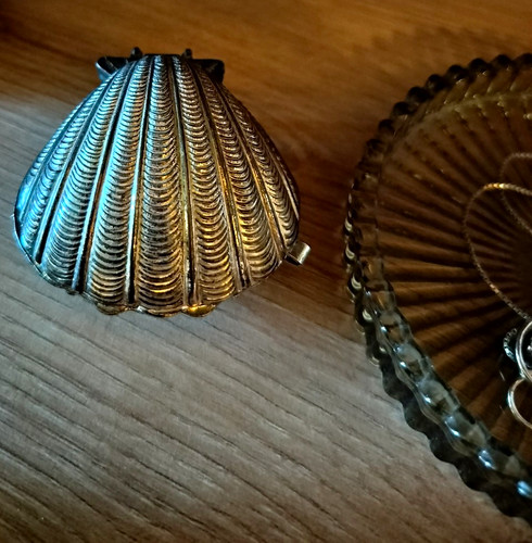 Vintage muscheldose - vintage,