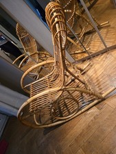 SCHAUKELSTUHL Rattan 120x100×60 cm