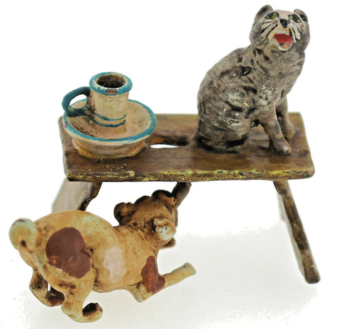 Wiener bronze hund - wiener, "hund